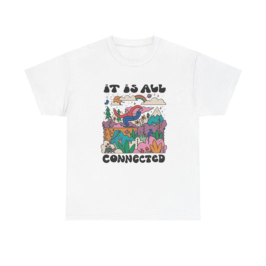 Its All Connected Graphic T Shirt NEW Adult Unisex Heavy Cotton Tee