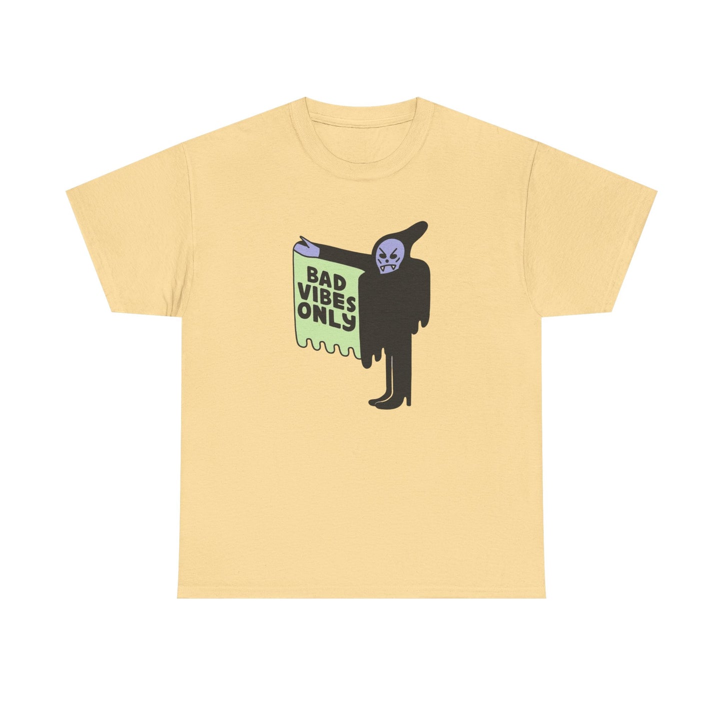 Bad Vibes Only Graphic T Shirt NEW Adult Tee