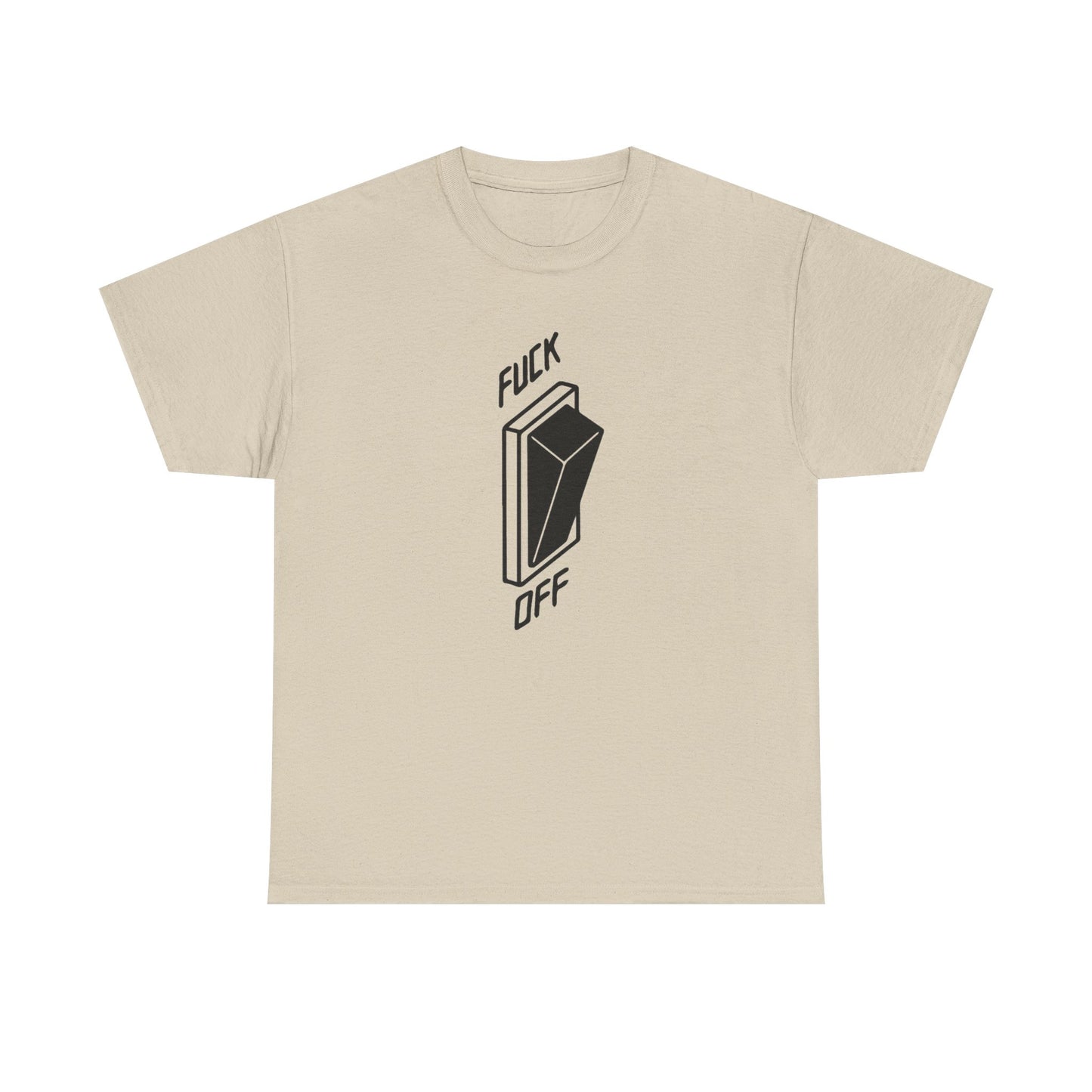 F Off Funny Jokes Humor Graphic T Shirt NEW Vintage Unisex Heavy Cotton Tee