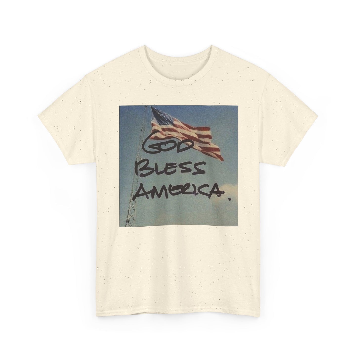 God Bless America Graphic T Shirt Unisex Heavy Cotton Tee