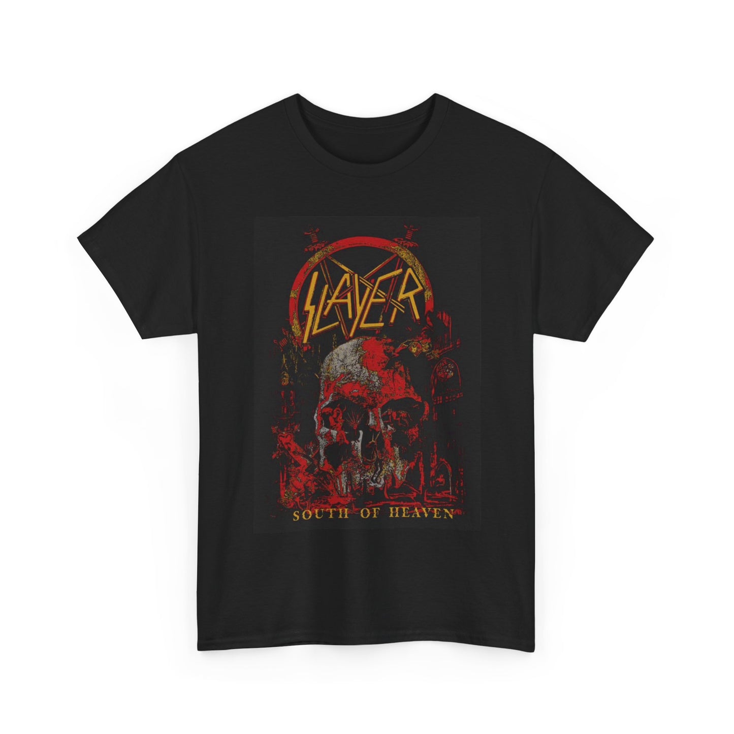 Slayer T-shirt south of heaven metal vintage graphic art Unisex Heavy Cotton Tee