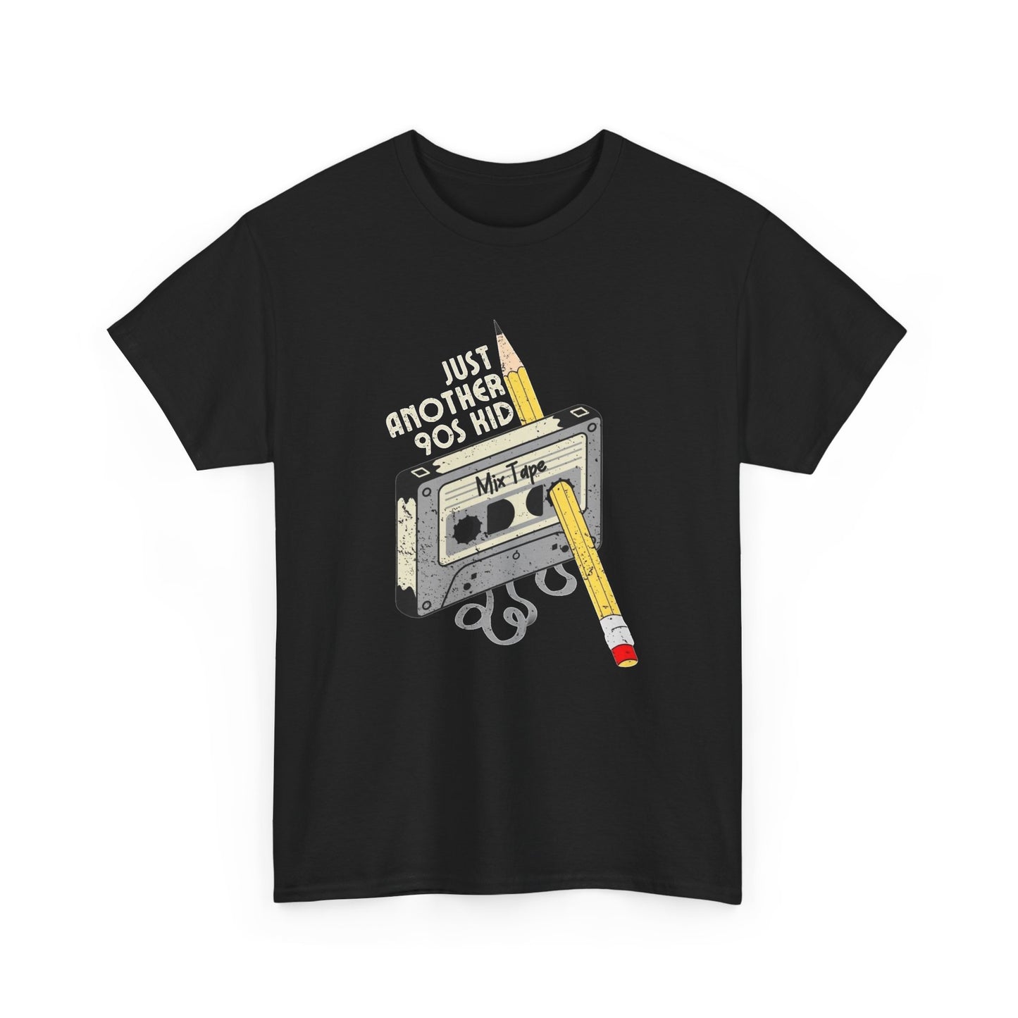 Just Another 90's Kid Graphic T Shirt NEW Vintage Unisex Heavy Cotton Tee