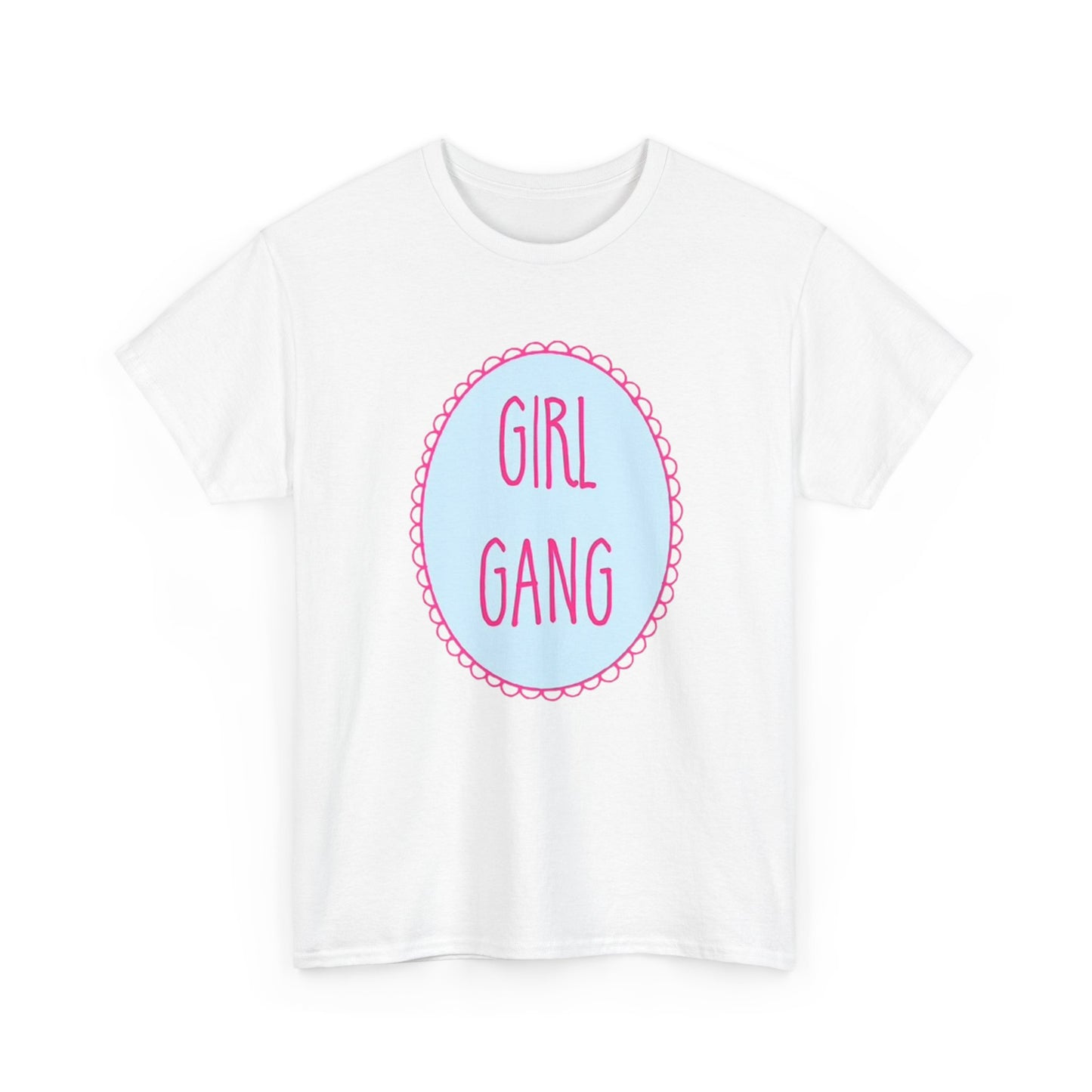 Girl Gang T Shirt Baby Shower Reveal Graphic Unisex Heavy Cotton Tee