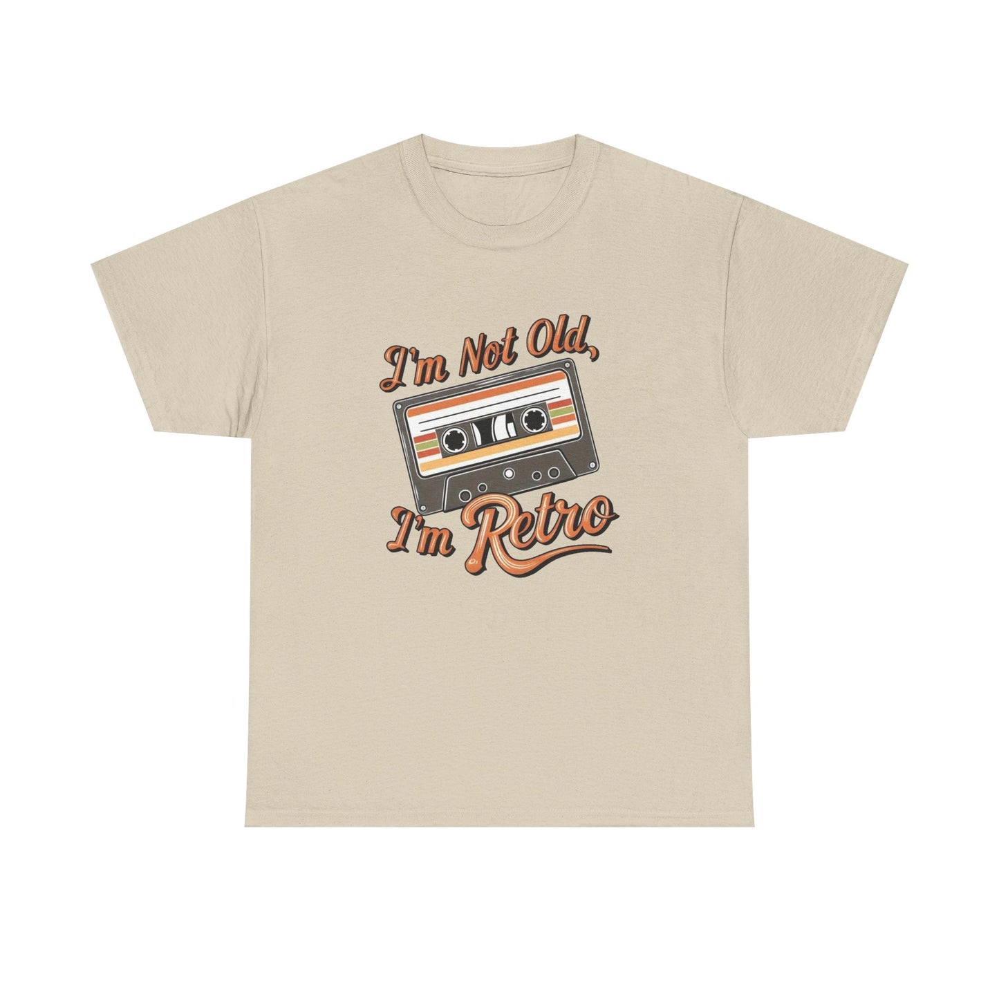 I'm Not Old I'm Retro Graphic T Shirt NEW Unisex Heavy Cotton Tee