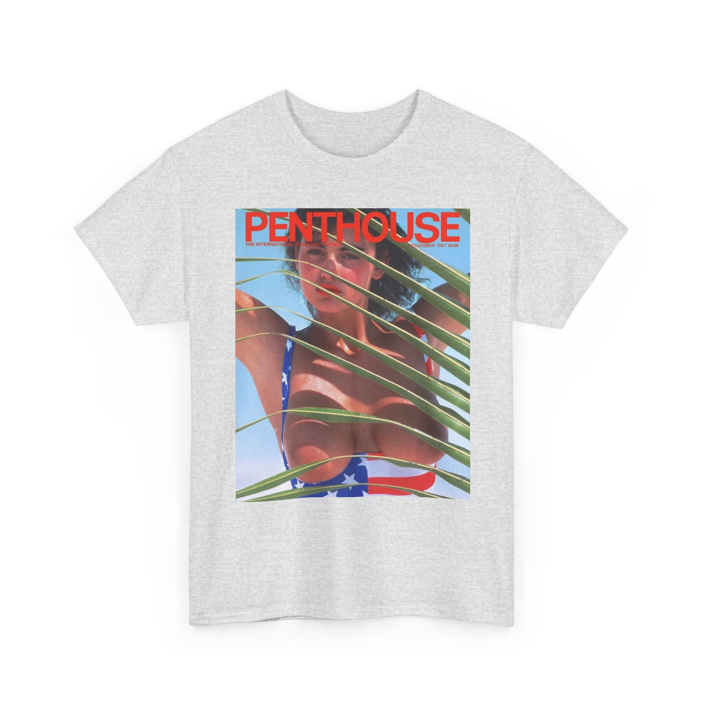 Penthouse Magazine Graphic T Shirt Vintage Retro Apparel Heavy Cotton Tee