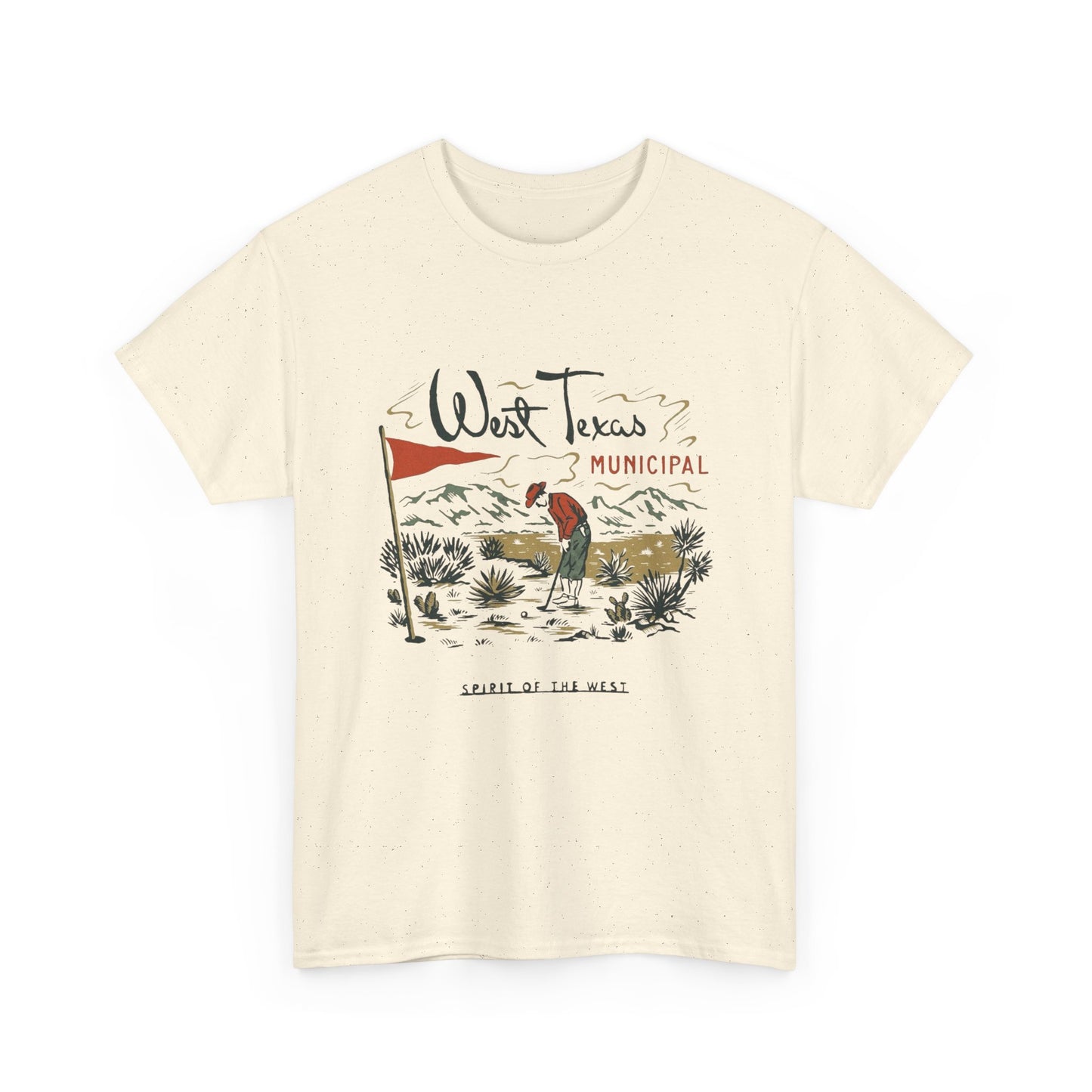 Spirit Of The West Graphic T Shirt Unisex Heavy Cotton Tee