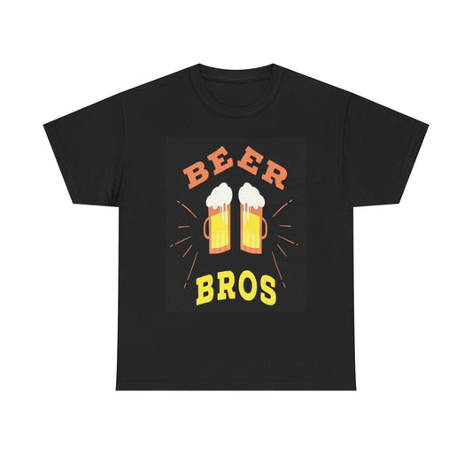 Beer Bros Graphic T Shirt Funny Garage Beers Unisex Heavy Cotton Tee