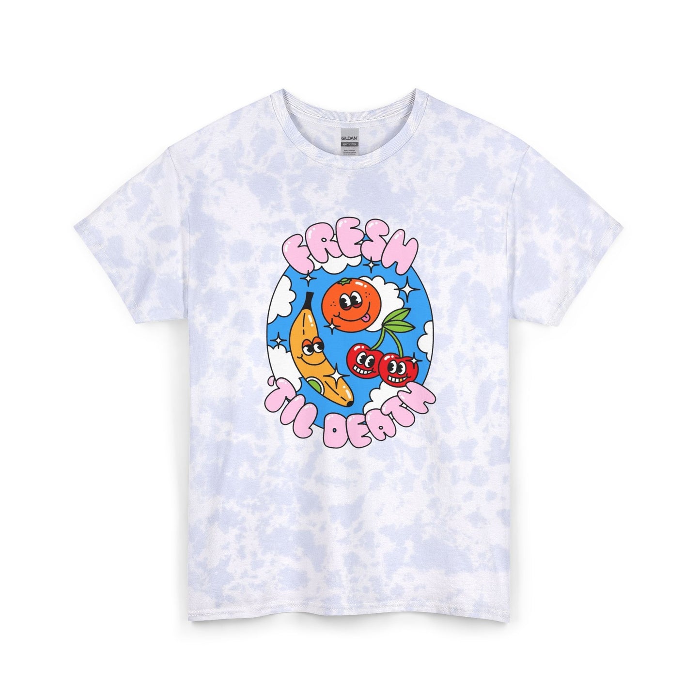 Fresh Till Death Graphic T Shirt Unisex Tie Dye Cotton Tee Gift