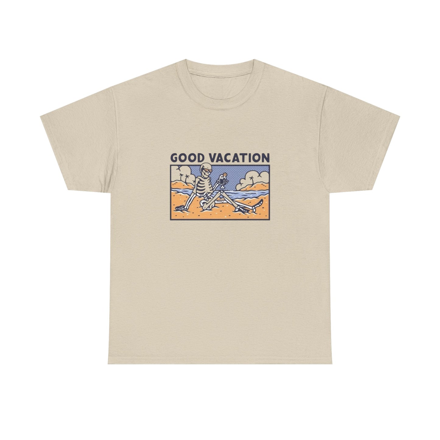 Good Vacation Vintage Graphic T Shirt Unisex Heavy Cotton Tee New Gift