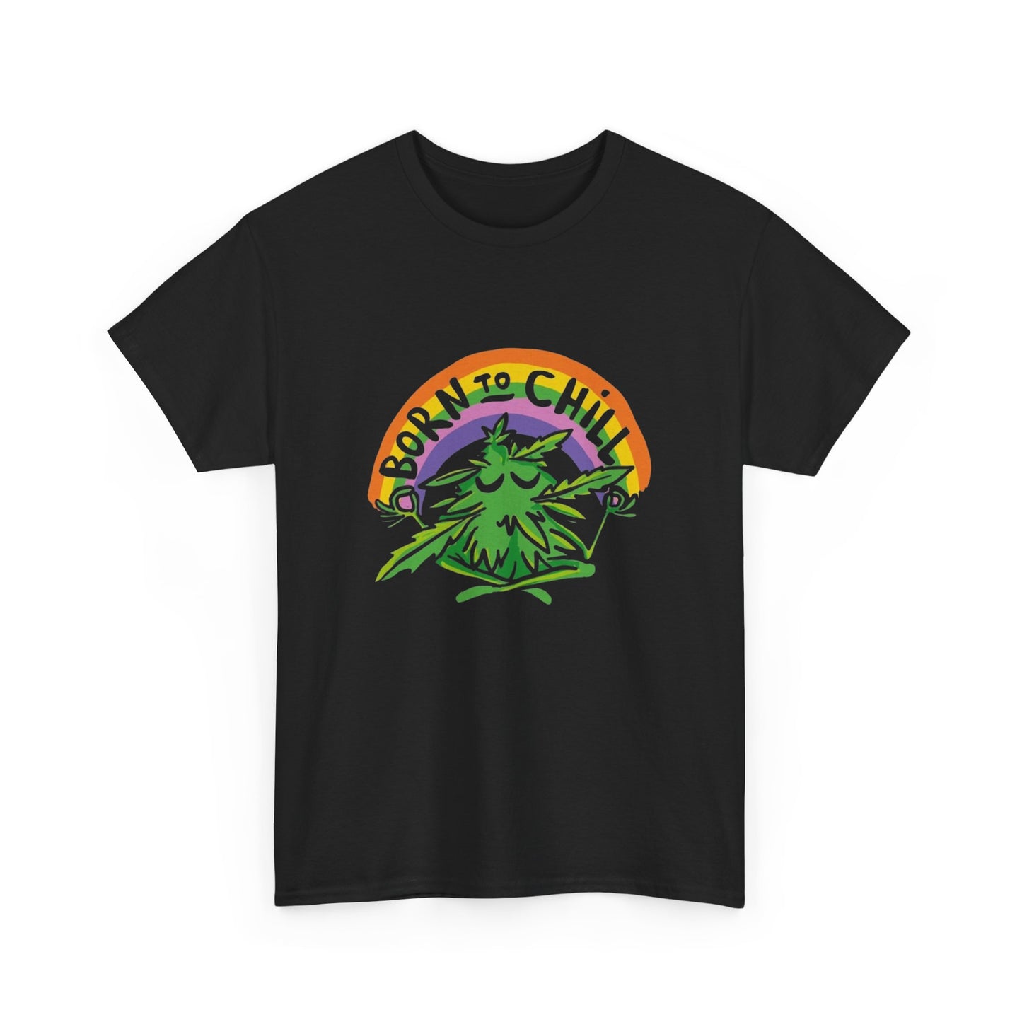 Born To Chill Graphic T Shirt NEW Adult Unisex Heavy Cotton Tee