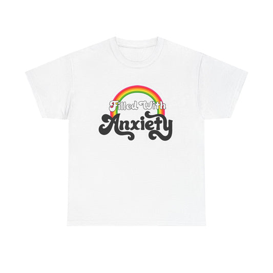 Filled With Social Anxiety Graphic T Shirt NEW Adult Tee