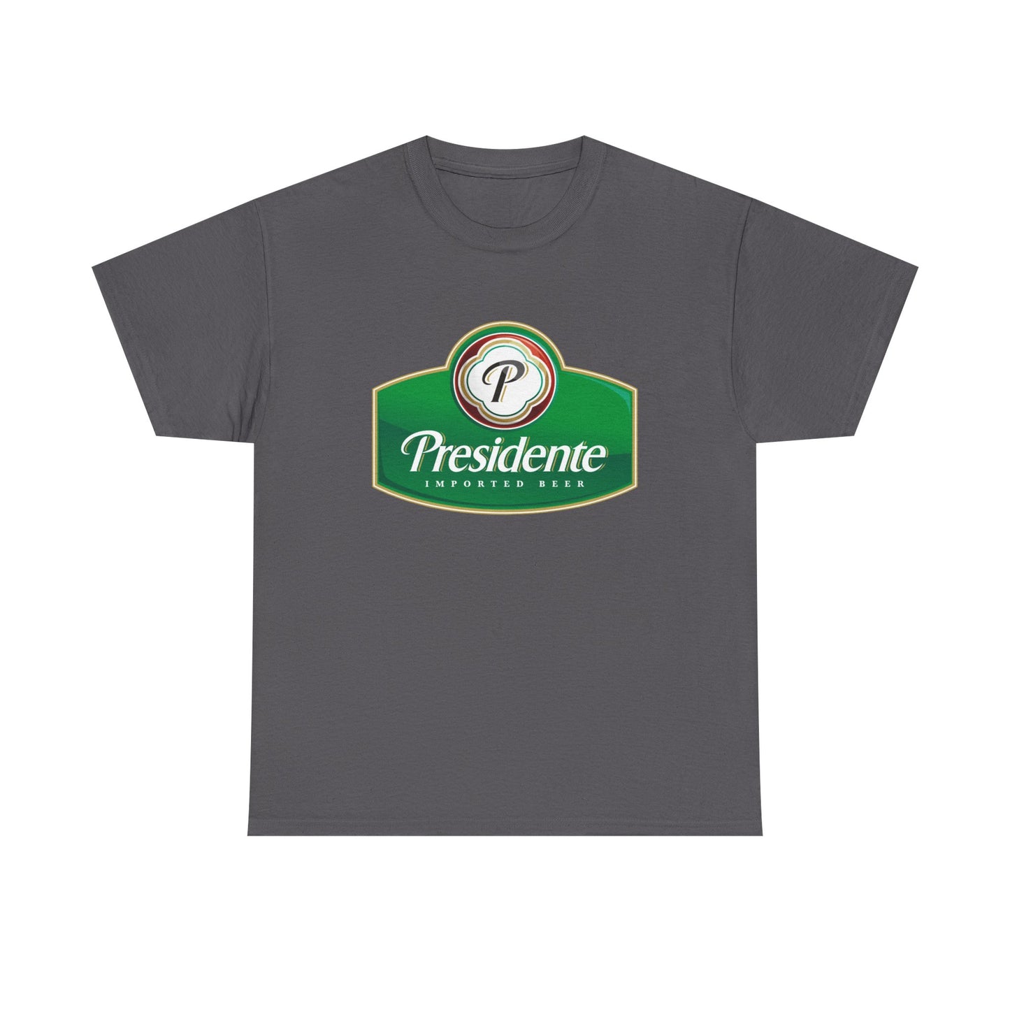 Presidente Beer Logo Shirt Retro Poster Unisex Heavy Cotton Tee