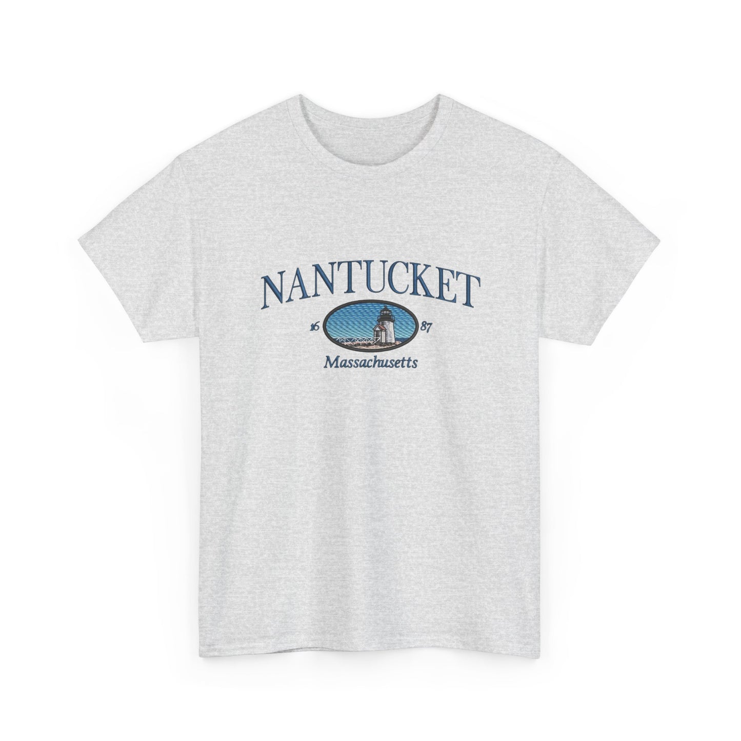 Nantucket Massachusetts Graphic T Shirt NEW Unisex Heavy Cotton Tee