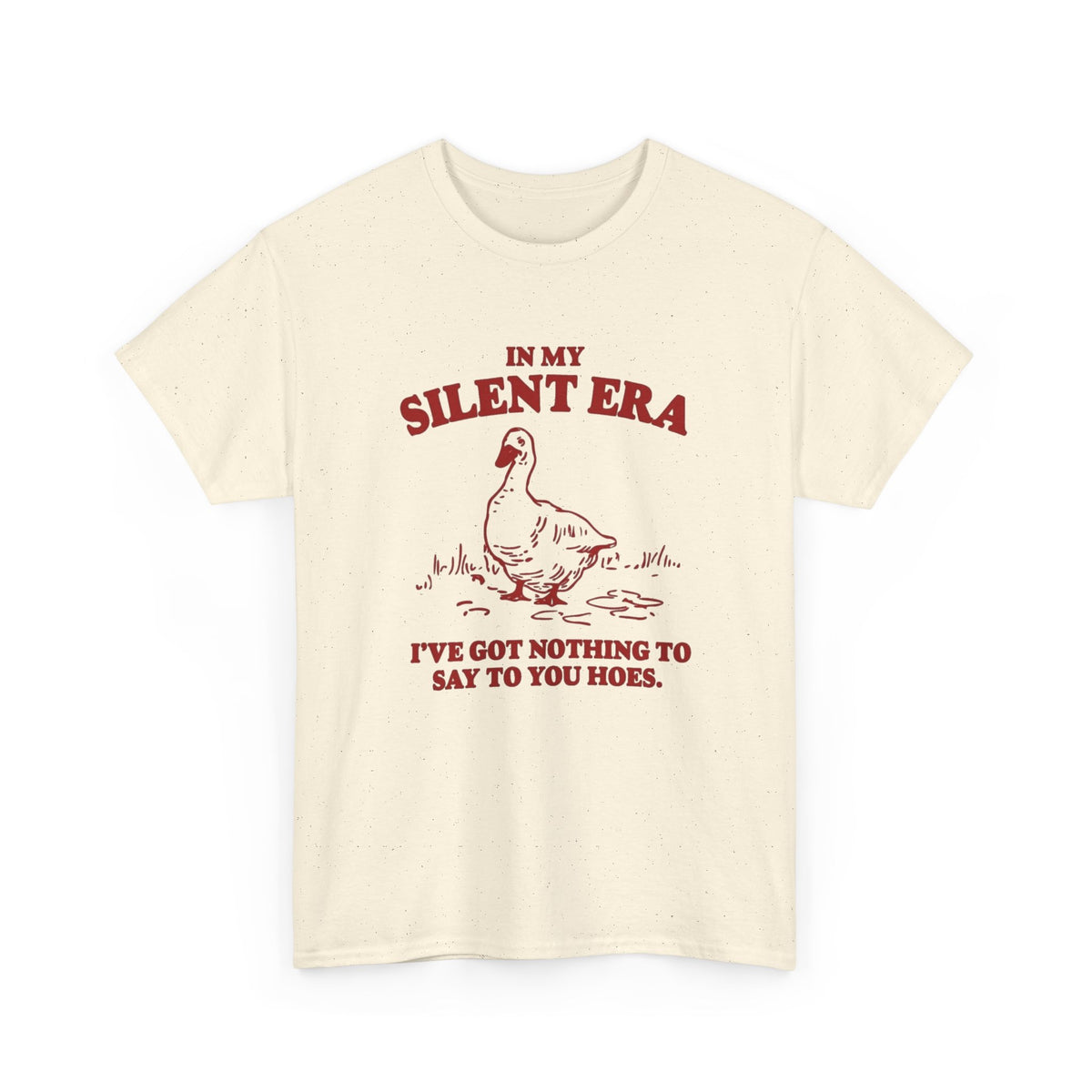 Silent Era Goose Quote T-Shirt, Vintage Film Humor Men's Graphic Tee