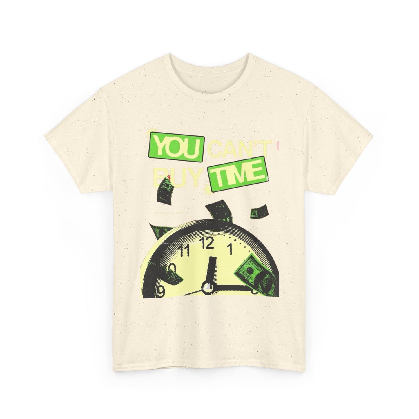 You Can't Buy Time Retro Graphic T Shirt Unisex Heavy Cotton Tee