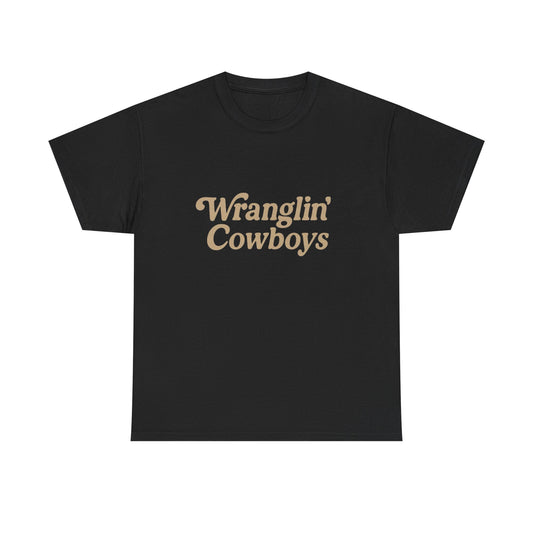 Wrangling Cowboys Graphic T Shirt Heavy Cotton Tee NEW ADULT UNISEX