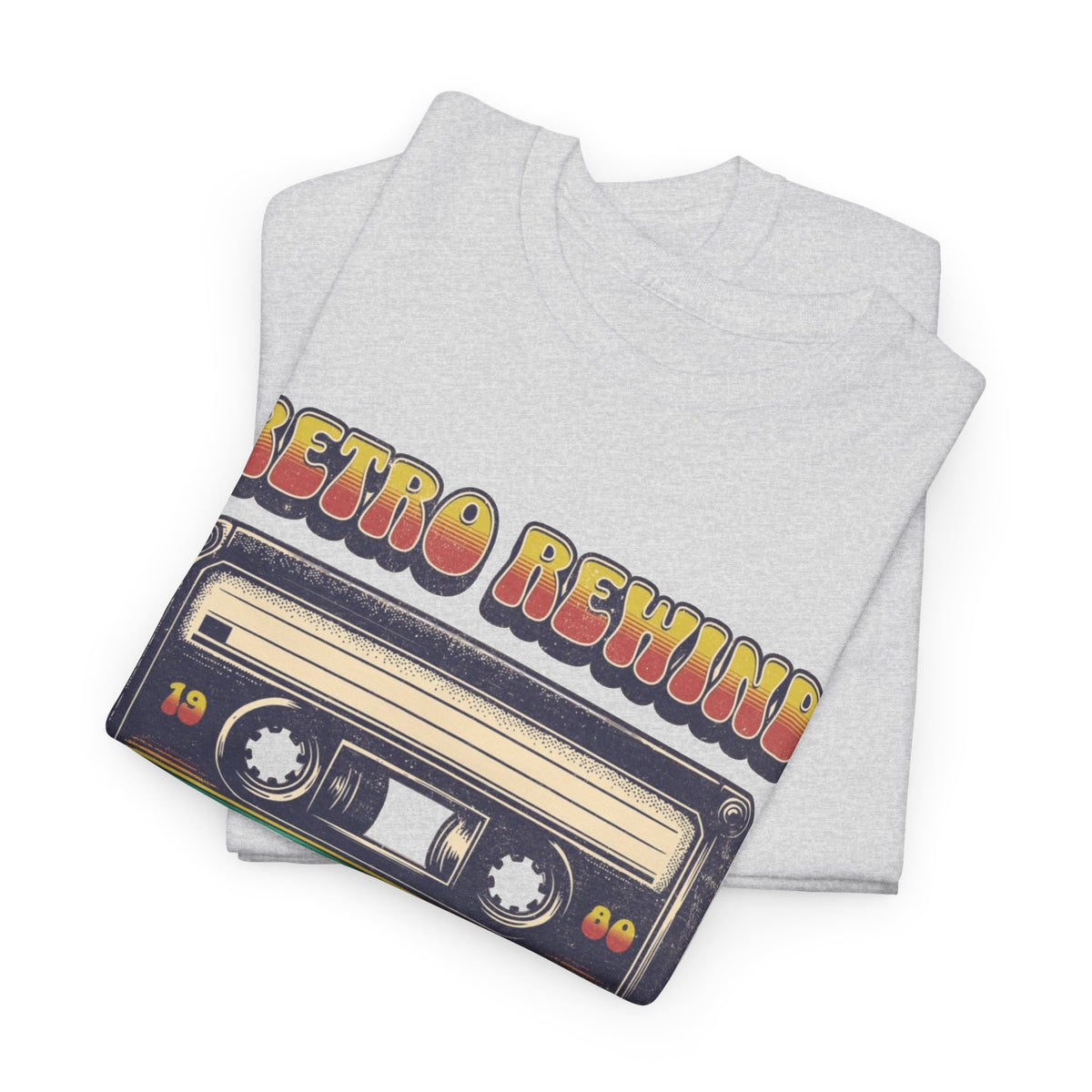 Retro Rewind Graphic T Shirt Men's  Heavy Cotton Tee