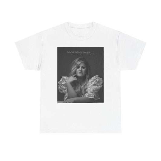 Kelly Clarkson T shirt Retro Poster Pop Music Unisex Heavy Cotton Tee