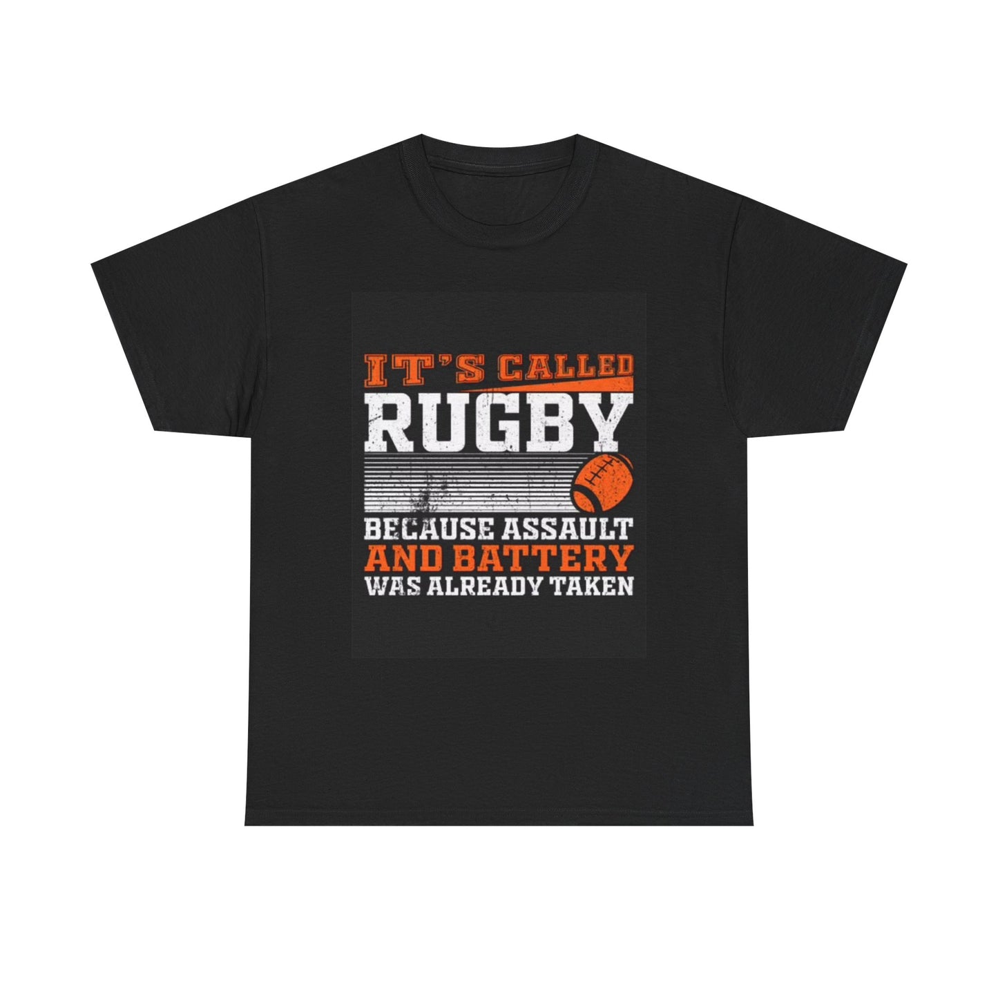 Its Called Rugby Shirt Funny Football Graphic Jokes Unisex Heavy Cotton Tee