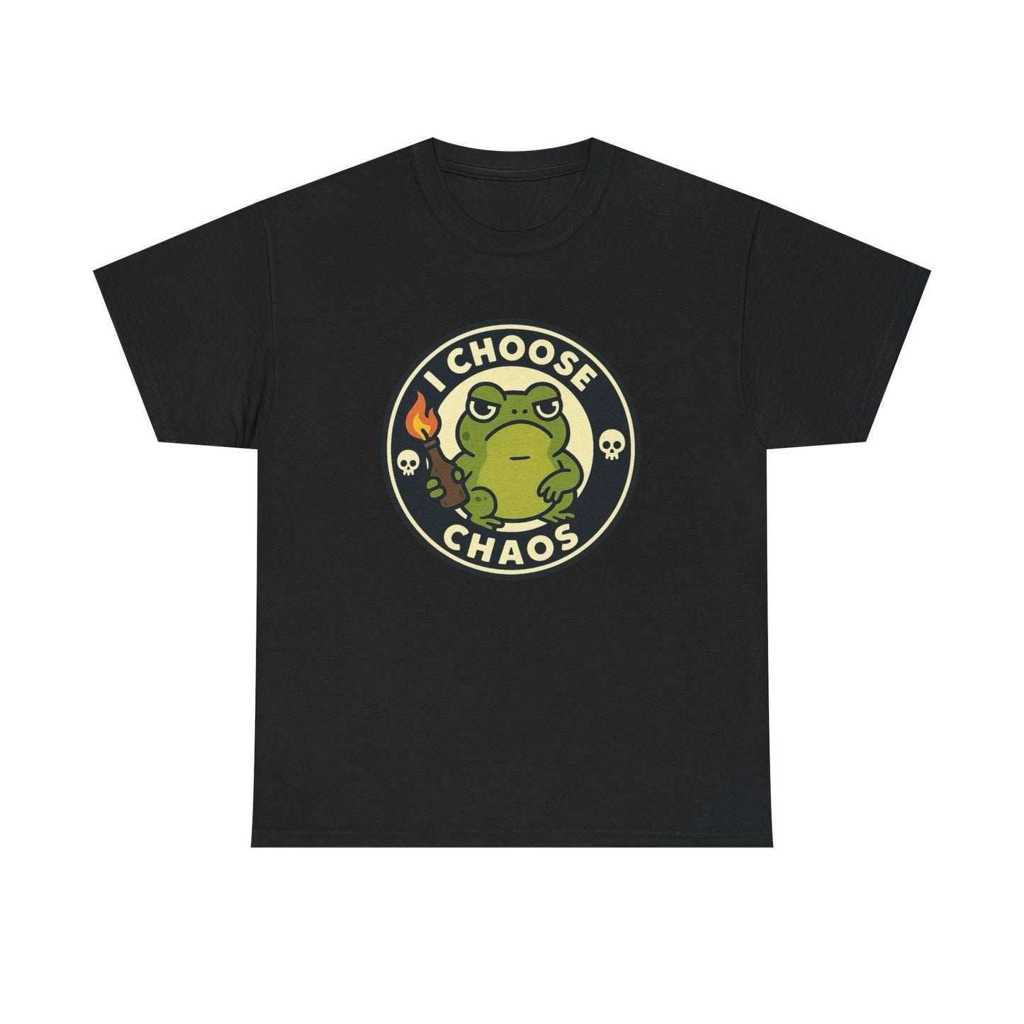 I Choose Chaos Graphic T Shirt ADULT NEW Heavy Cotton Tee