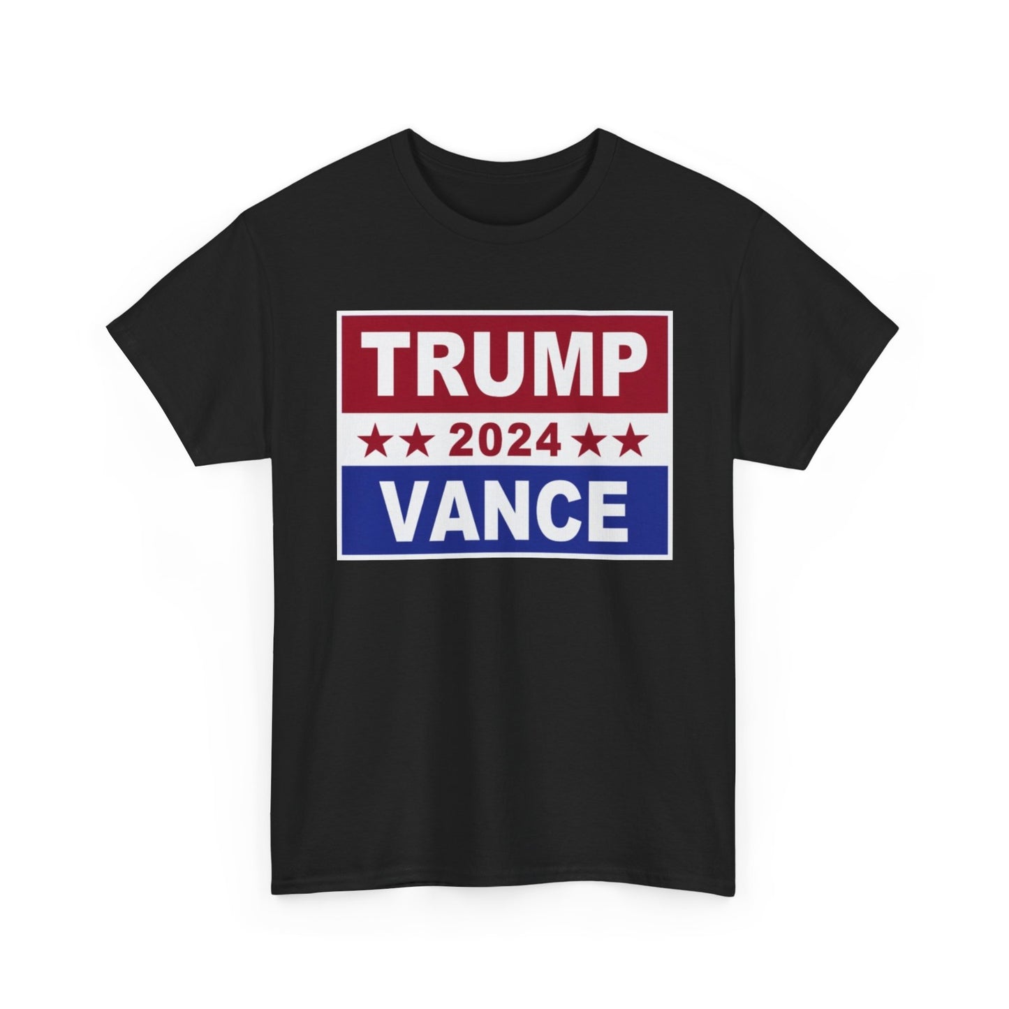 Trump Vance Shirt New President 2024 MAGA Republican USA Unisex Heavy Cotton Tee