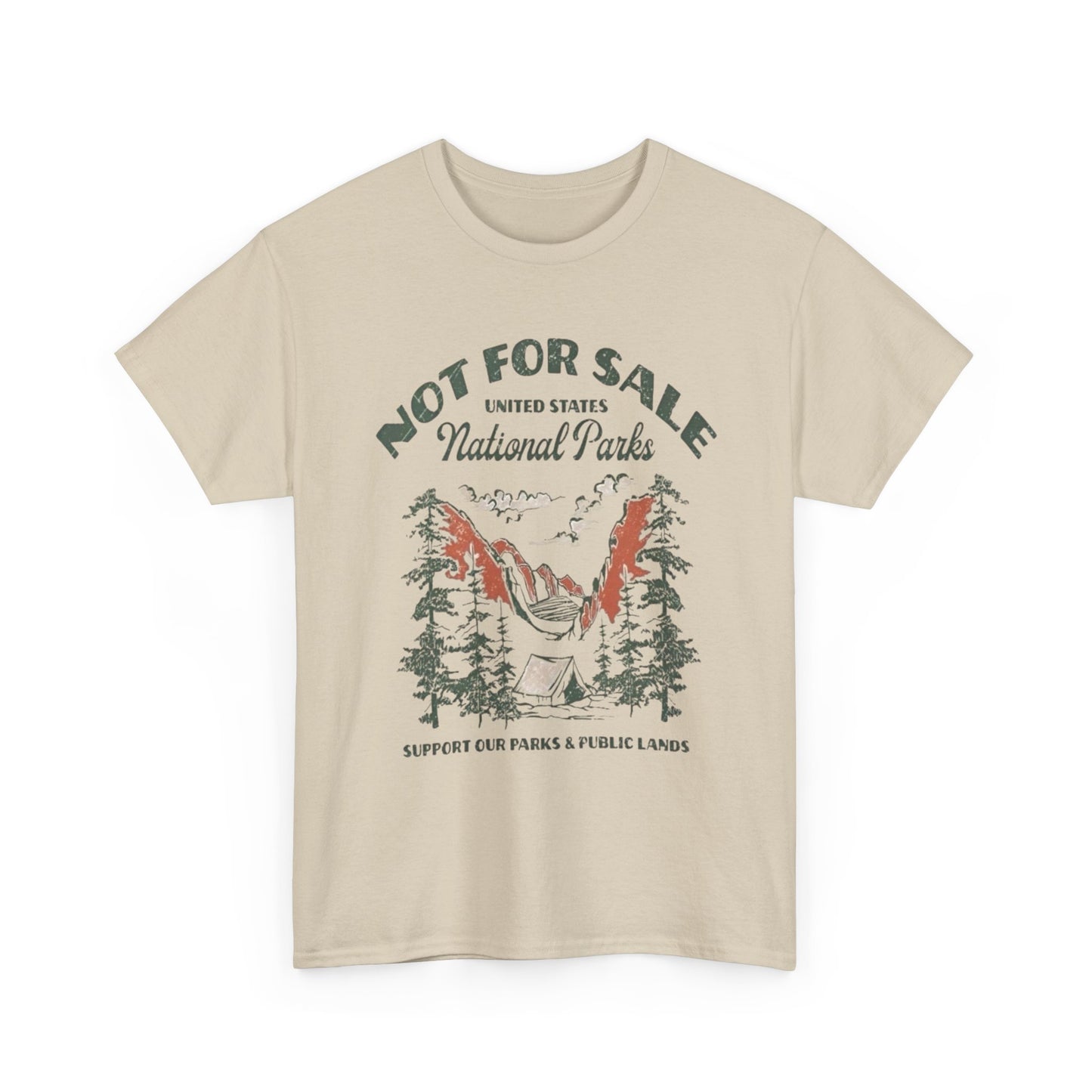 National Parks Not For Sale Graphic T Shirt Unisex Heavy Cotton Tee