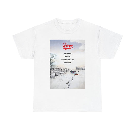 Fargo Graphic T Shirt Vintage Tv Series Retro Unisex Heavy Cotton Tee