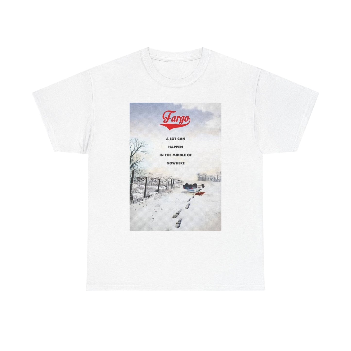 Fargo Graphic T Shirt Vintage Tv Series Retro Unisex Heavy Cotton Tee