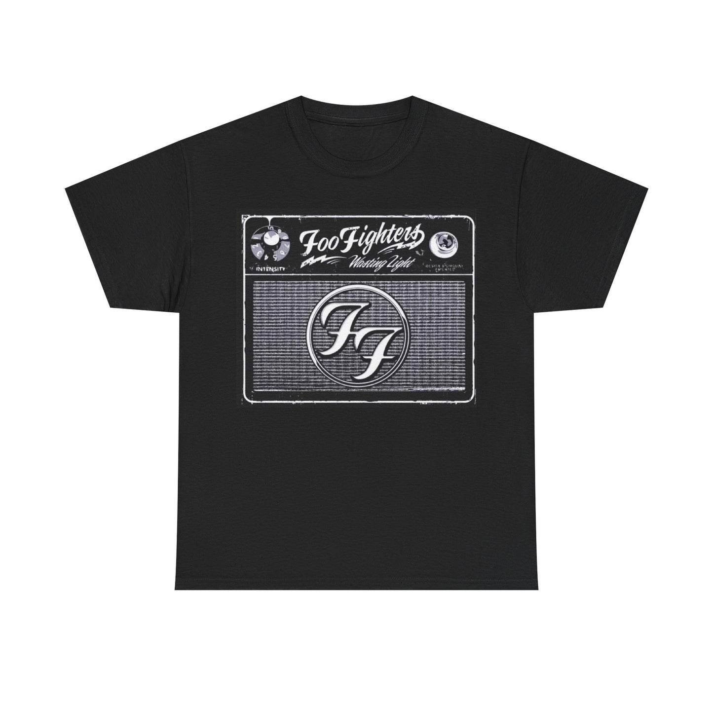 Foo fighters T-shirt vintage rock art concert tee nirvana tour Heavy Cotton