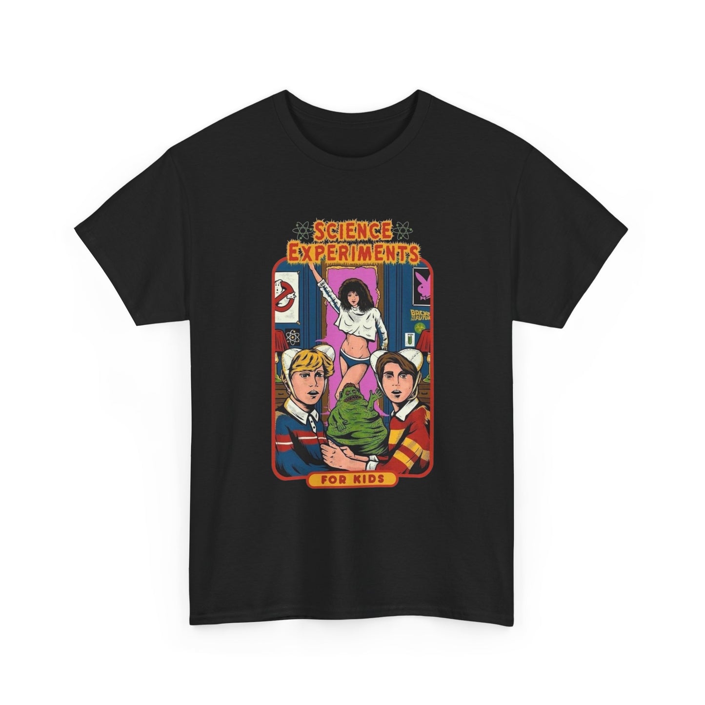 Science Experiments Retro Graphic T Shirt NEW Adult Tee