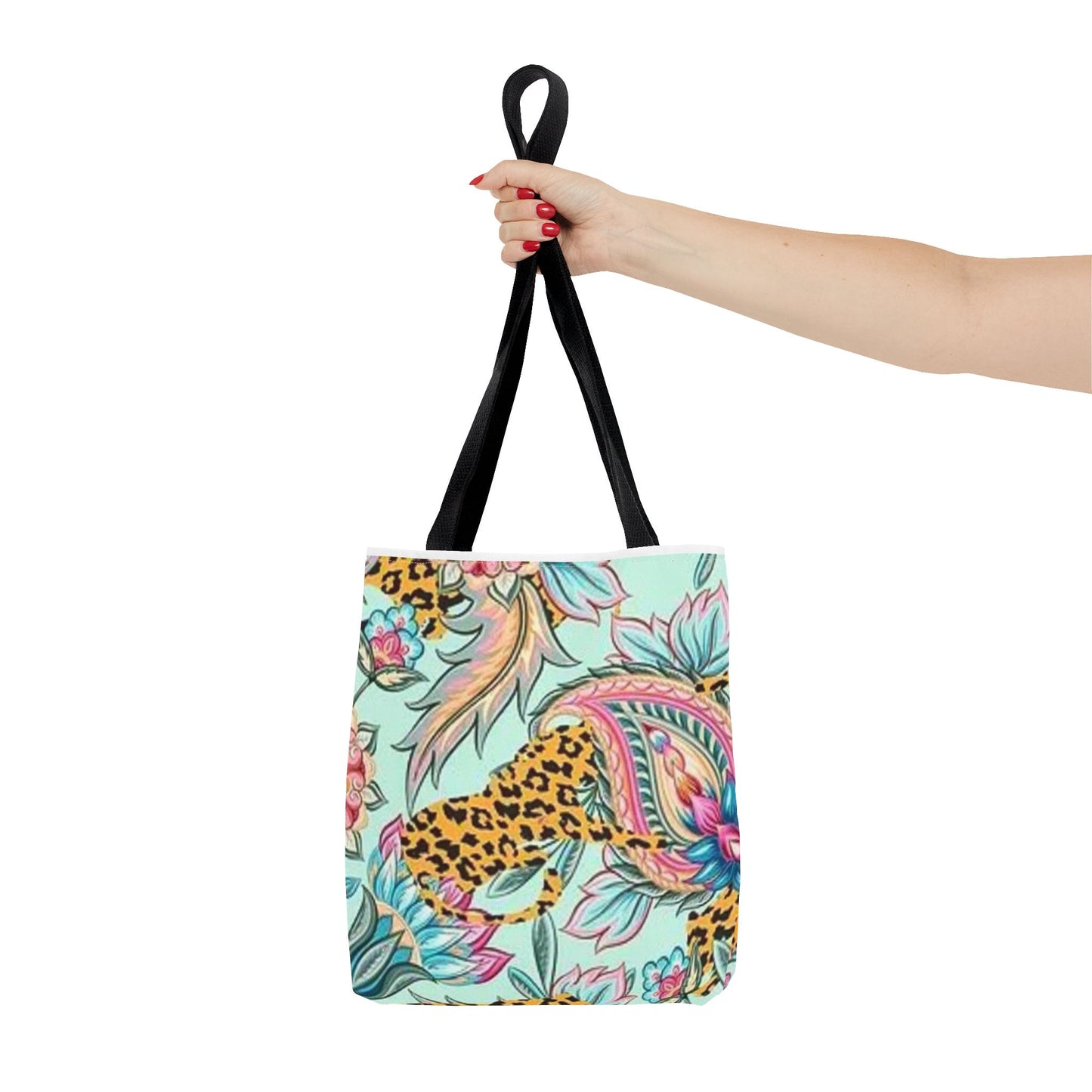 Cheetah Floral Graphic BRAND NEW MODERN Tote Bag (AOP)