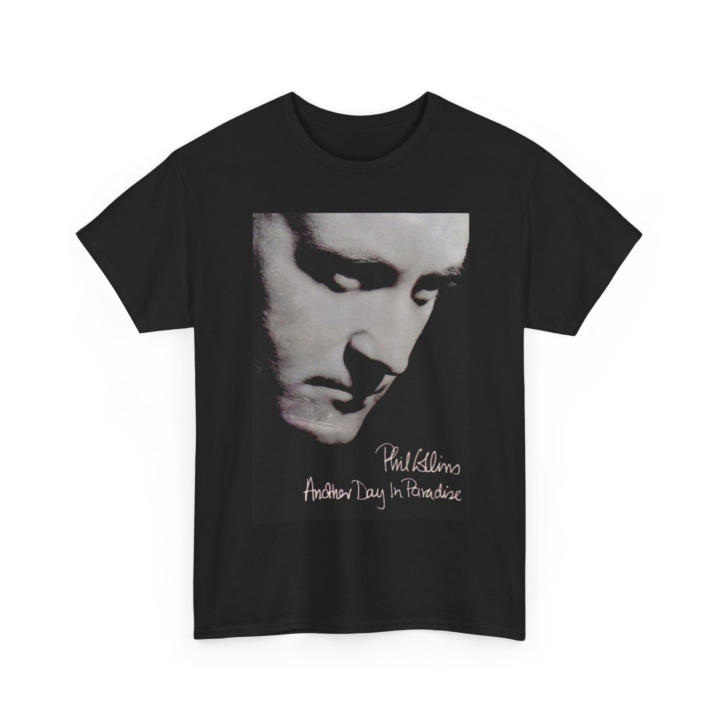 Phil Collins Shirt Retro Album Poster Art Vintage Unisex Heavy Cotton Tee