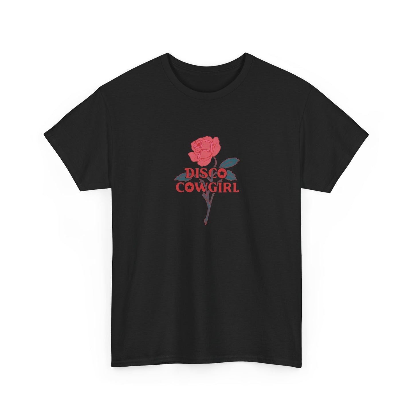 Disco Cowgirl Graphic T Shirt Unisex Heavy Cotton Tee Gift