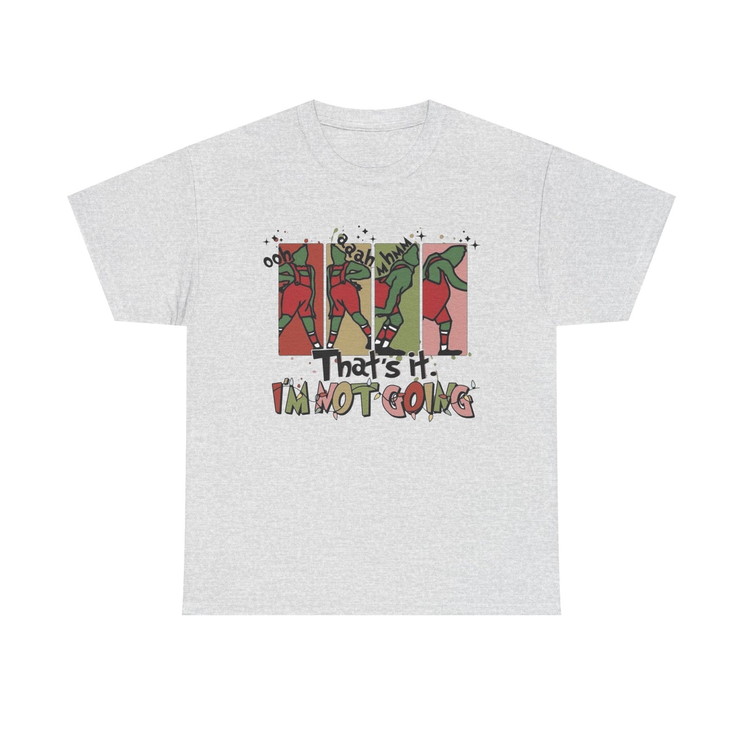 Funny Grinch Christmas Graphic T Shirt Unisex NEW Heavy Cotton Tee