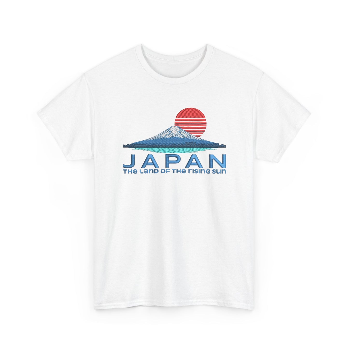 Japan Land Of The Rising Sun Graphic T Shirt NEW Unisex Heavy Cotton Tee