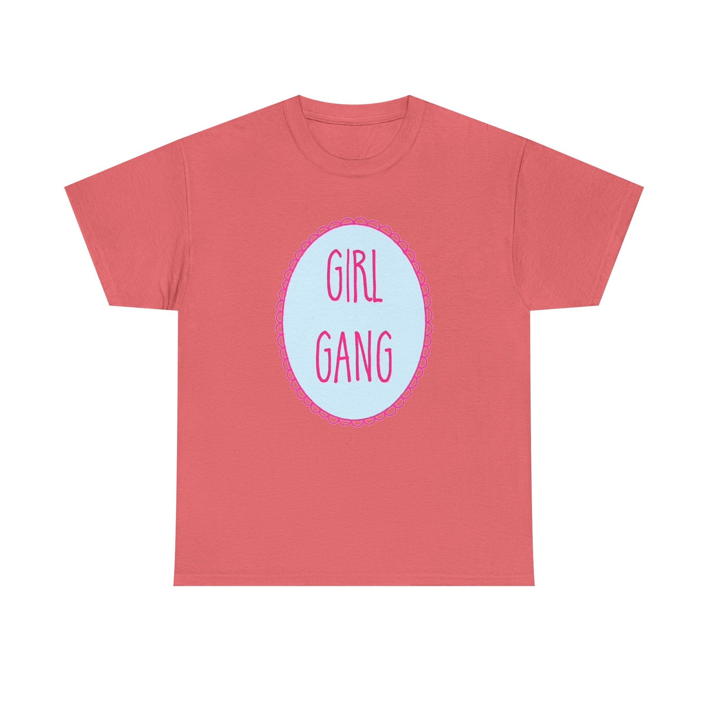 Girl Gang T Shirt Baby Shower Reveal Graphic Unisex Heavy Cotton Tee