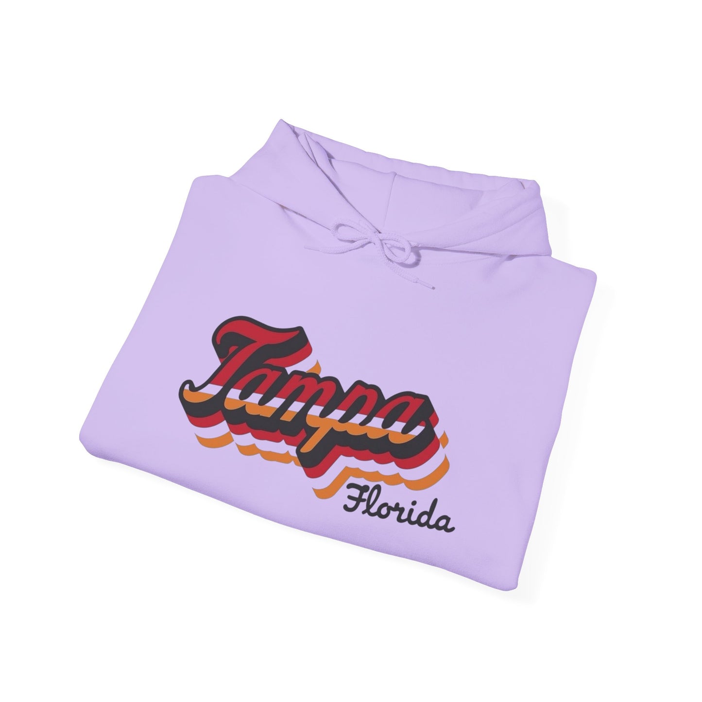 Tampa Florida Retro Graphic Hoodie Unisex Heavy Blend™ Hooded Sweatshirt