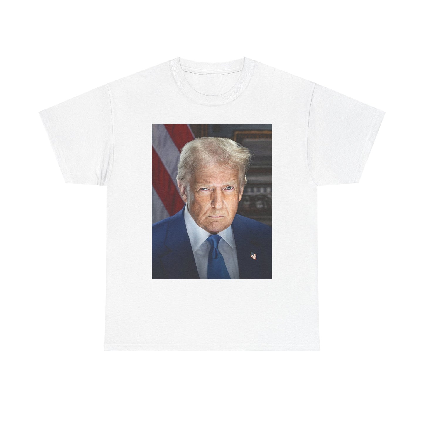 Trump Graphic T Shirt Portrait Unisex Heavy Cotton Tee USA SELLER