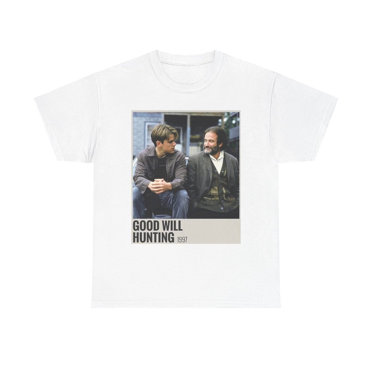 Goodwill Hunting Tshirt Vintage Movie Poster Robin Williams Unisex Heavy Cotton