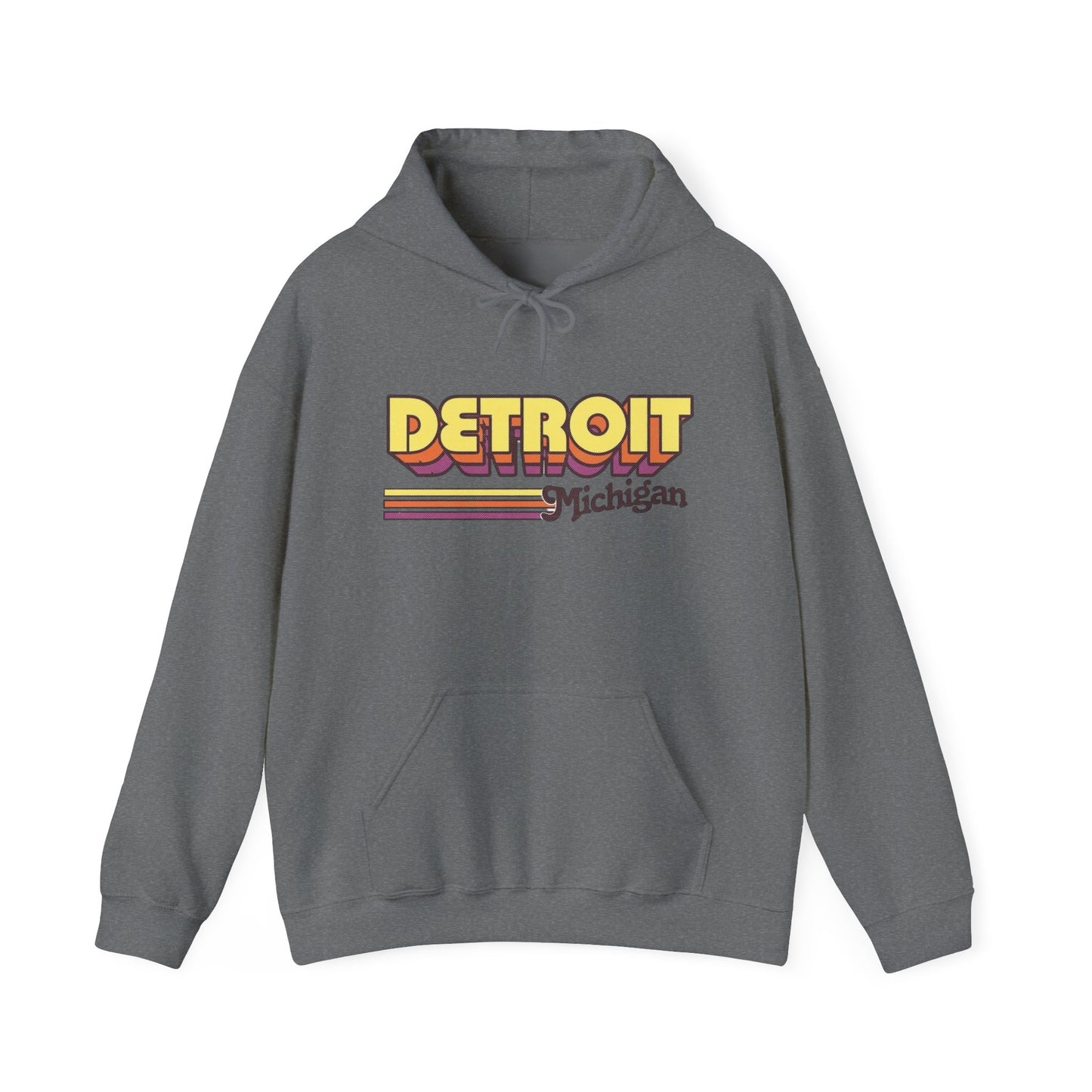 Detroit Michigan Graphic Hoodie Heavy Blend™ NEW Sweatshirt