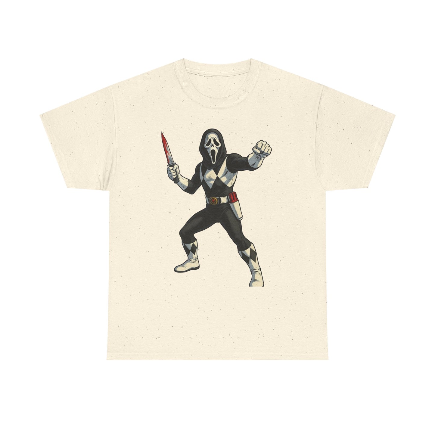 Power Rangers Funny Scream Graphic T Shirt NEW Unisex Heavy Cotton Tee