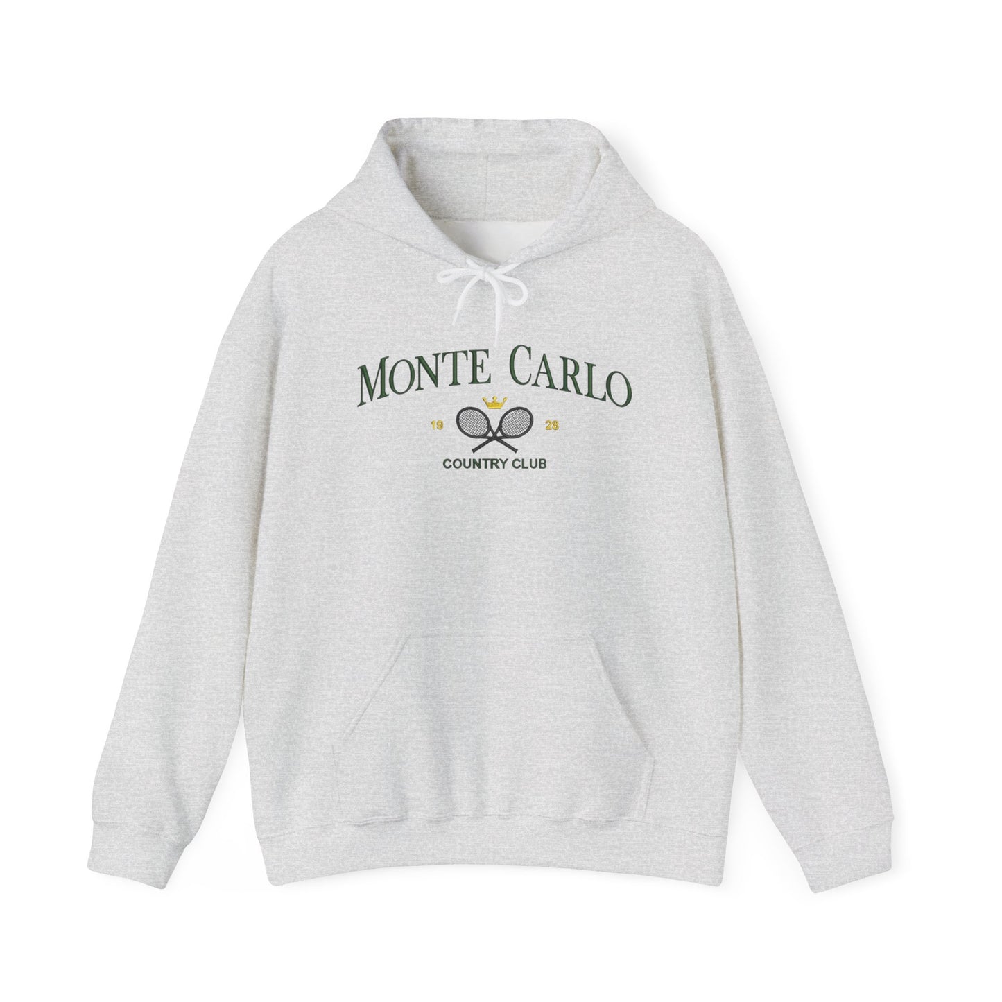 Monte Carlo Country Club Graphic Hoodie Heavy Blend Sweatshirt NEW