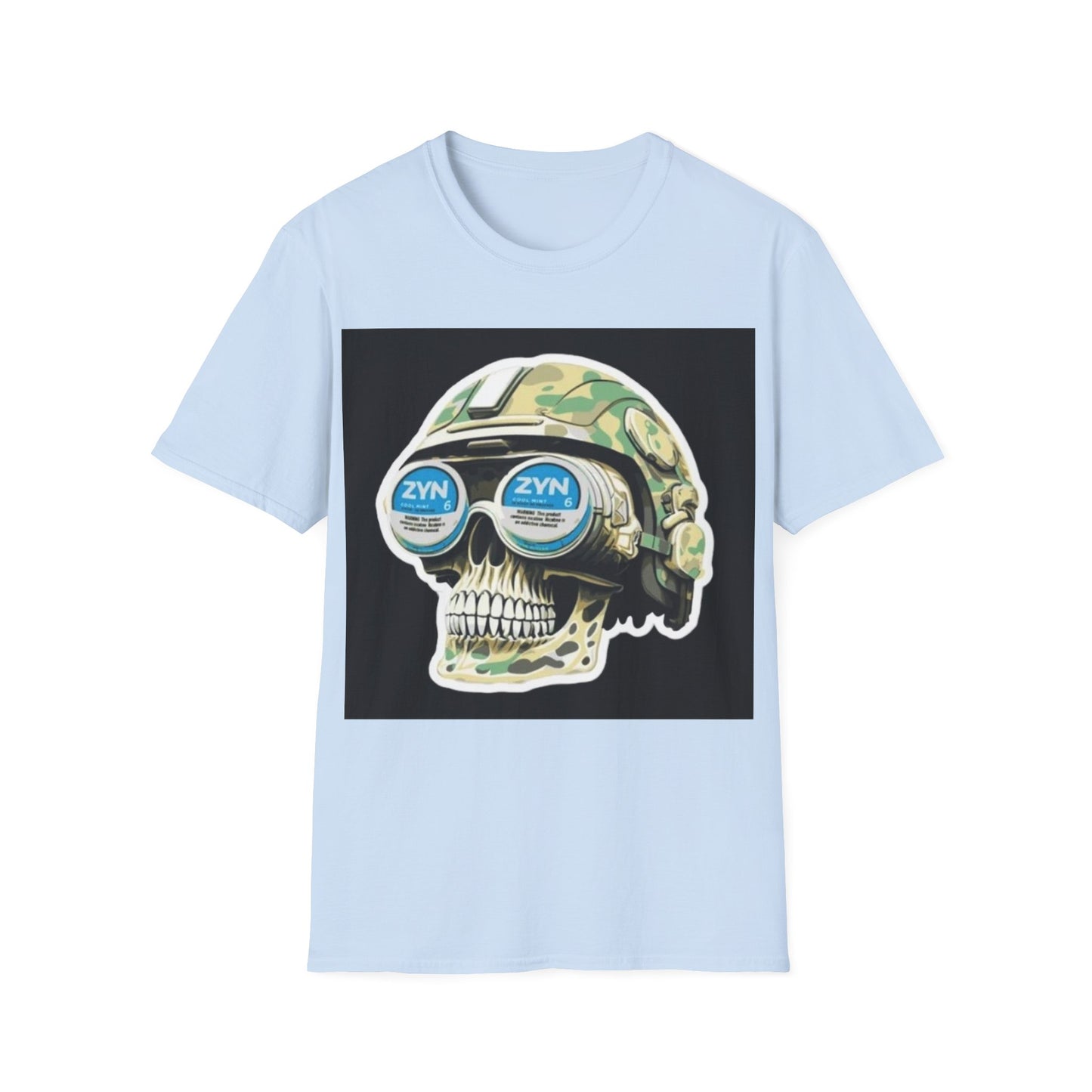 ZYN shirt pouch American Camo zyn pouch tucker trump vintage Softstyle T-Shirt