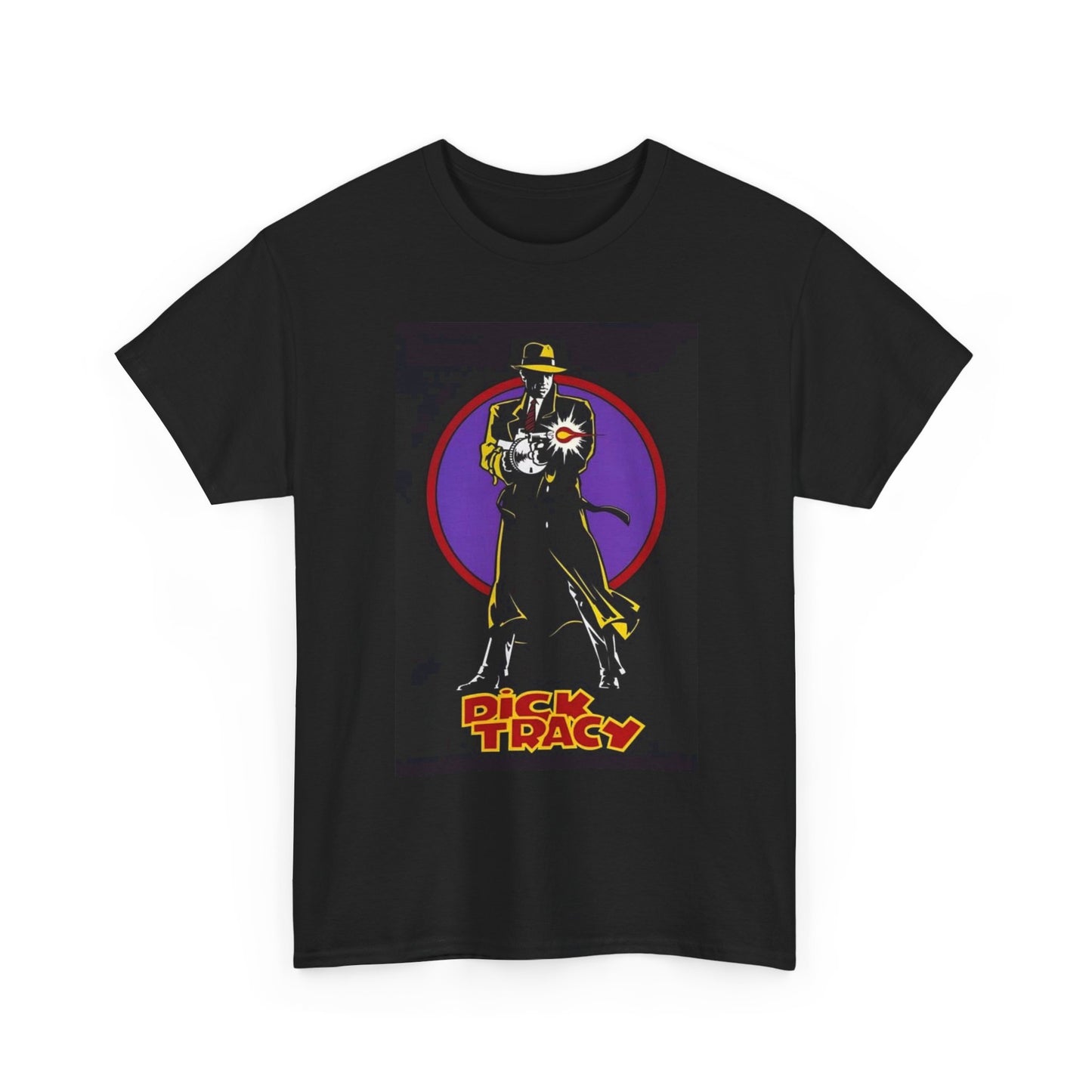 Dick Tracy Graphic T Shirt Vintage Poster Retro Unisex Heavy Cotton Tee