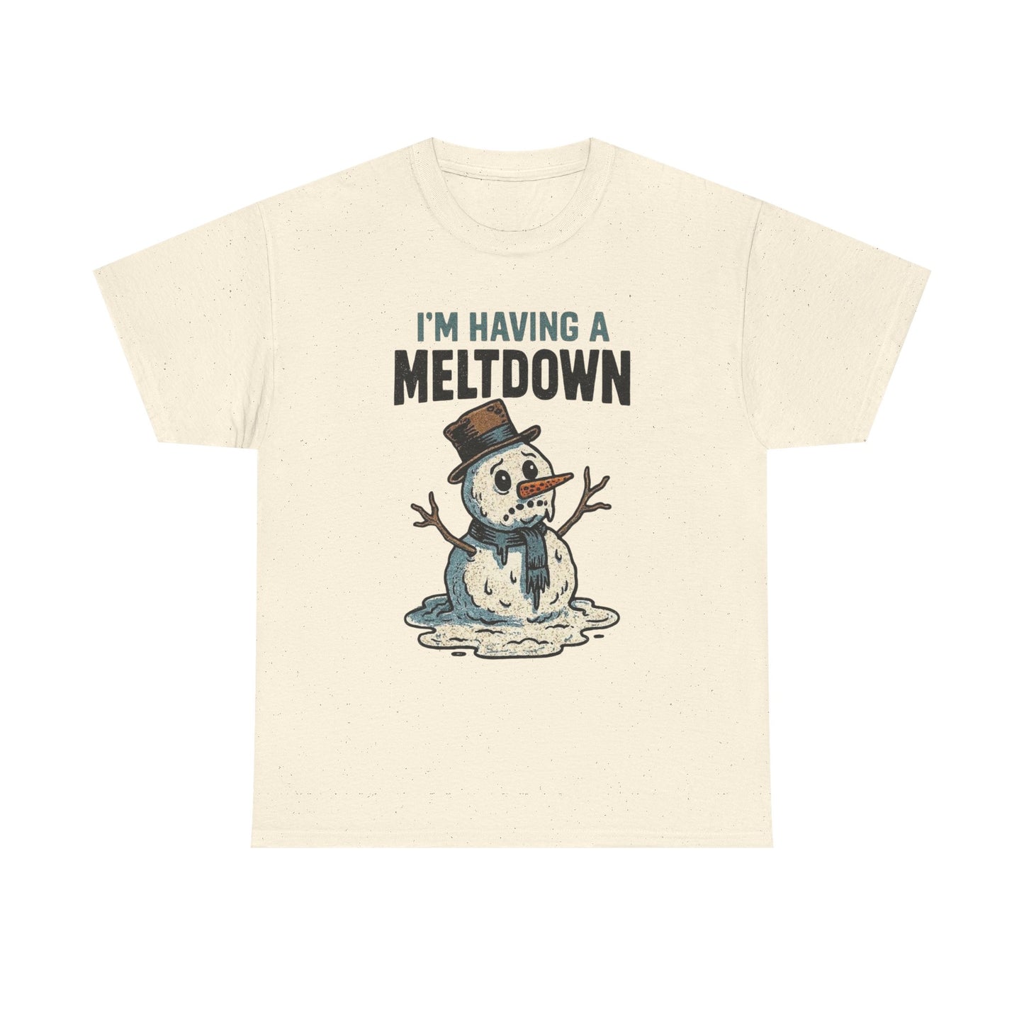 I'm Having A Meltdown Frosty Snowman Christmas Graphic T Shirt ADULT NEW