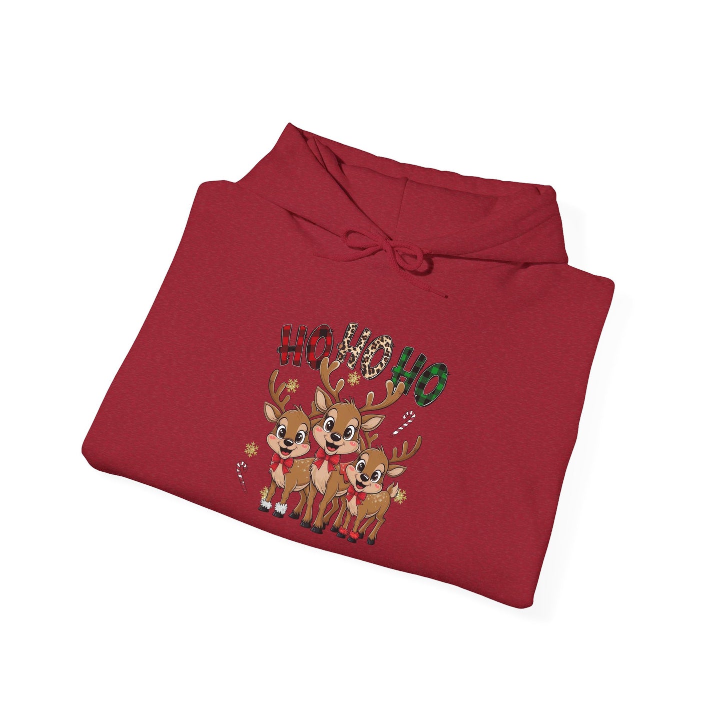 Ho Ho Ho Its Christmas Graphic Hoodie Unisex Heavy Blend™ Hooded Sweatshirt