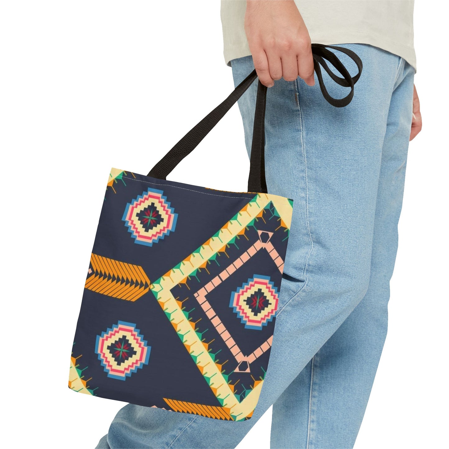 BRAND NEW WESTERN PRINT Multi Color TOTE BAG Fast Shipping (AOP) 6