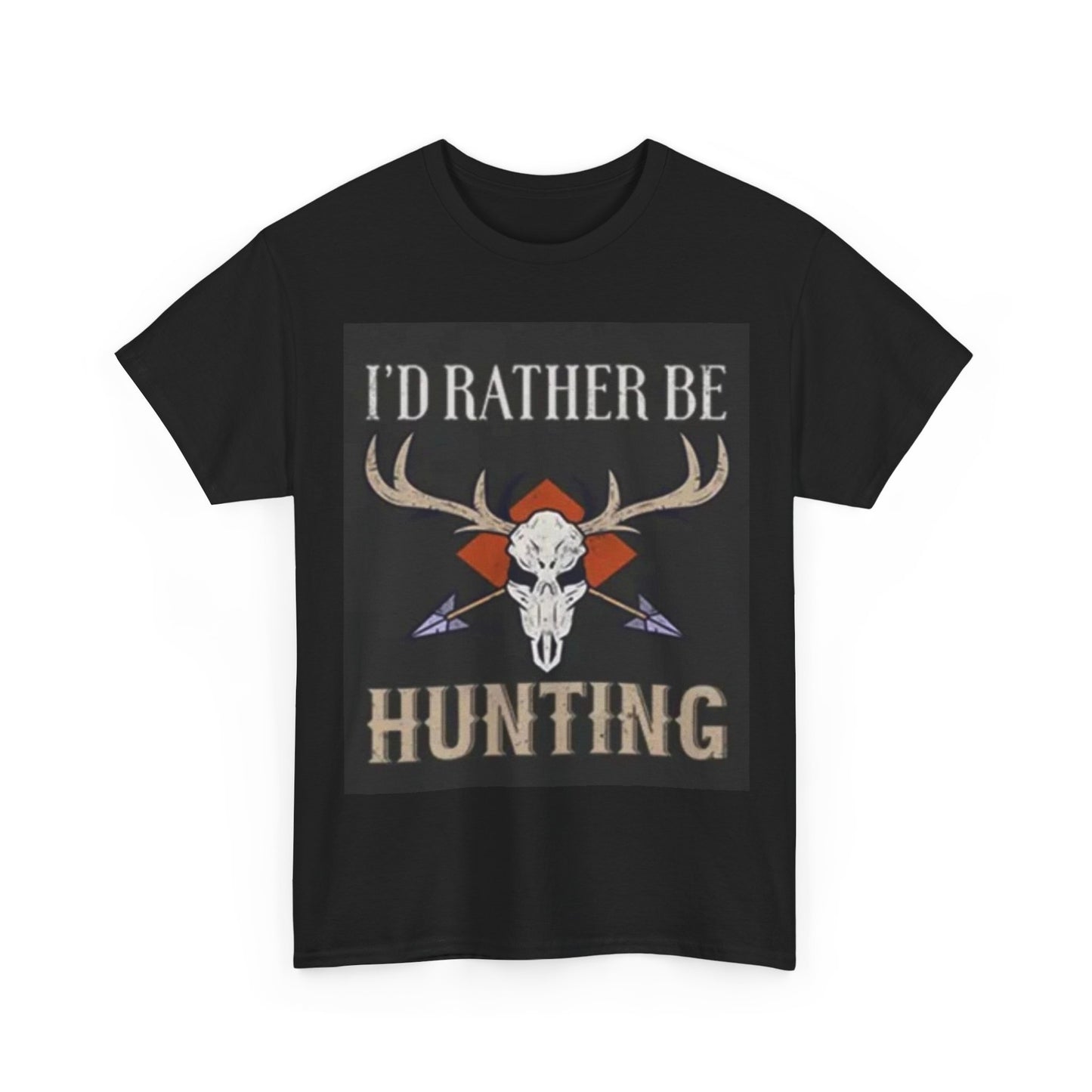 Hunting season T-shirt country guns retro horns bulls Unisex Heavy Cotton Tee