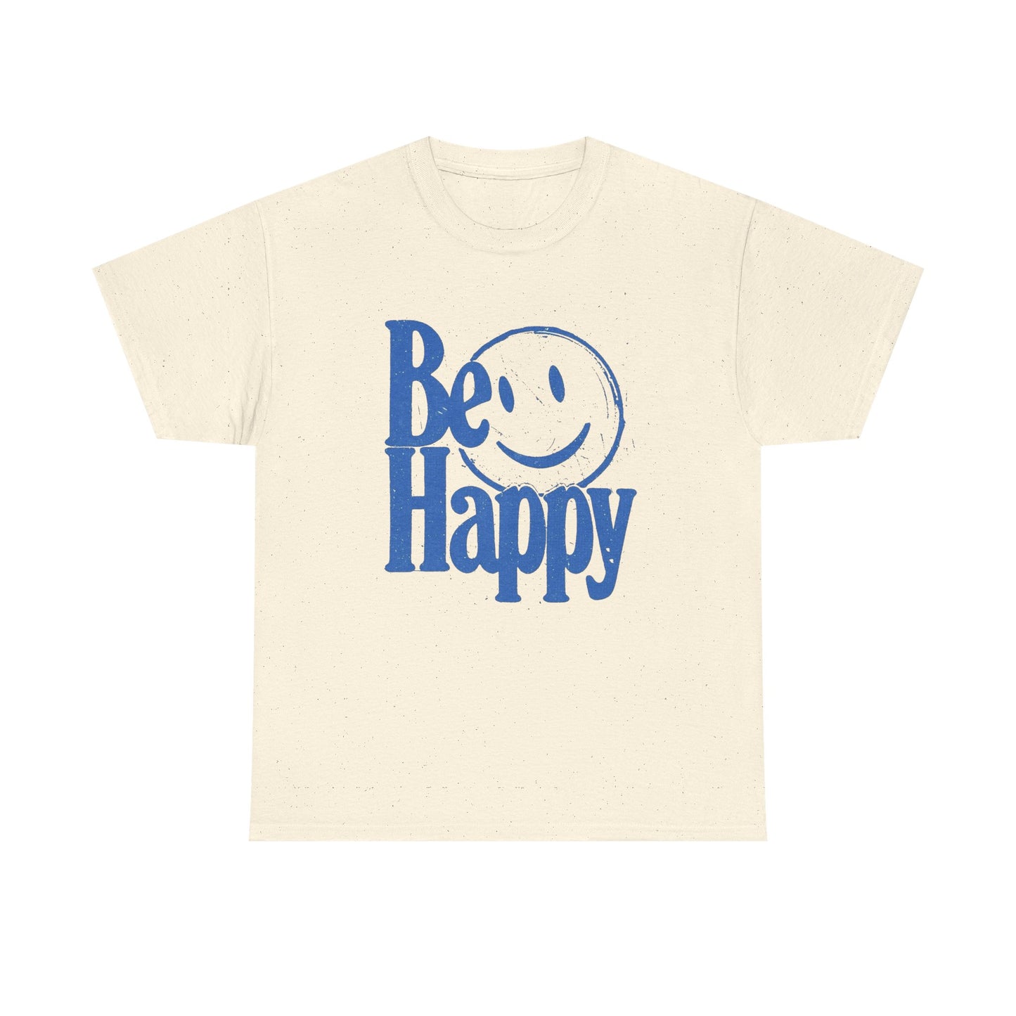 Be Happy Retro Graphic T Shirt Unisex Cotton Tee - New Gift - Tee
