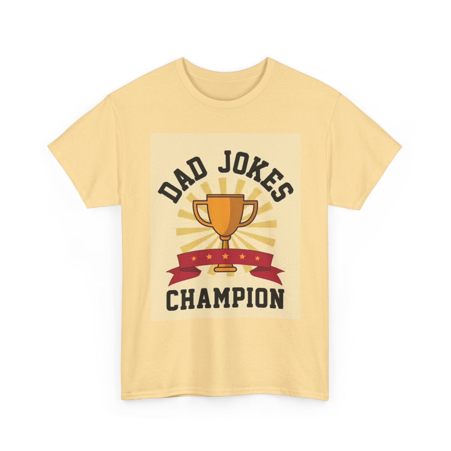 Dad Jokes Champion Shirt Funny Graphic Comedy Funny Unisex Heavy Cotton Tee